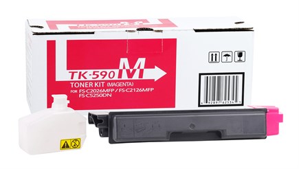 Kyocera Mita TK-590 Smart Kırmızı Toner  FS-C 2026-2126-2526-5250-6026-6526
