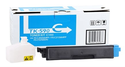 Kyocera Mita TK-590 Smart Mavi Toner FS-C 2026-2126-2526-5250-6026-6526