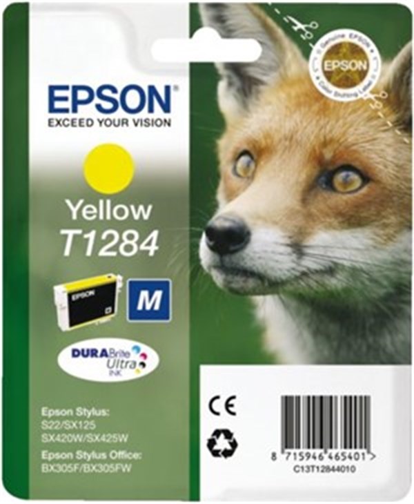 Epson T128440 Orjinal Sarı (S22-SX125-SX130-SX425-BX305