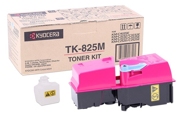 Kyocera Mita TK-825 Orjinal Kırmızı Toner KM-C 2520-2525-3225-3232-4035