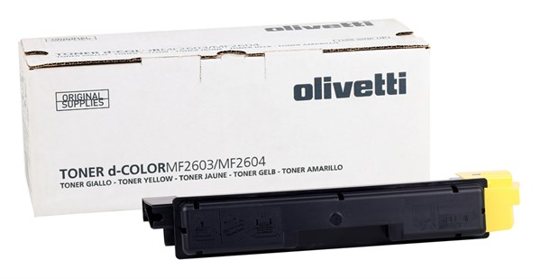 Olivetti Orjinal Sarı Toner  D-Color MF 2603-2604-2614 P2026 (B0949)
