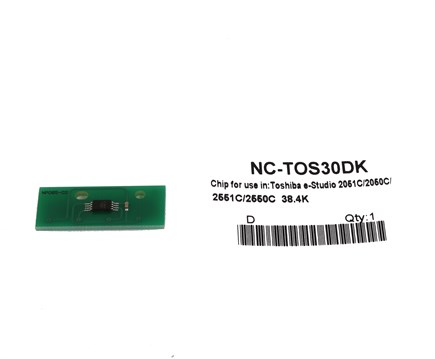 Toshiba T-FC30D/P Seri Universal Siyah Toner Chip e-STD.2050C-2550C-2051-2551C