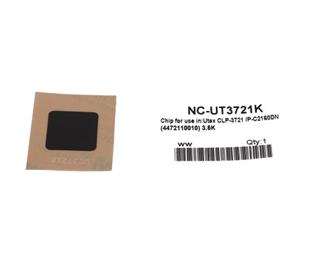 Utax P-C2160 Siyah Toner Chip CLP3721-CLP4721 DC6526-6626 CD5526
