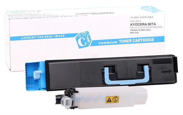 Kyocera Mita TK-865 Smart Mavi Toner Taskalfa 250ci-300ci