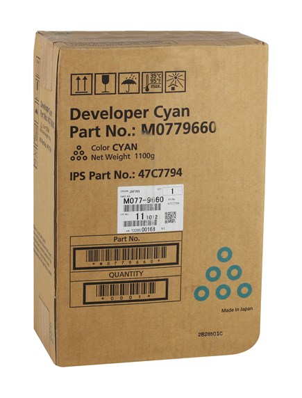 Ricoh C901 Orjinal Mavi Developer (M077-9660)