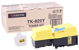Kyocera Mita TK-825 Orjinal Sarı Toner KM-C 2520-2525-3225-3232-4035