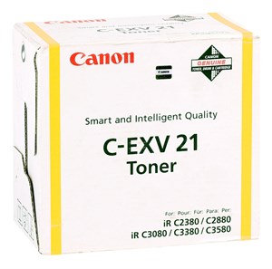 Canon EXV-21 Orjinal Sarı Toner IR-C2380-3380-2550-2580-2880-3080-3380-3480