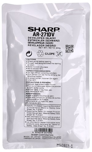 Sharp AR-271DV Orjinal Developer AR215,235,236,275,276,5127 AR-M208 M256,257,276