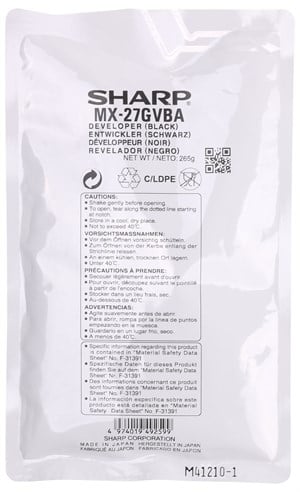 Sharp MX-27GVBA Orjinal Siyah Developer MX2300-2700-3500-3501-4500-4501